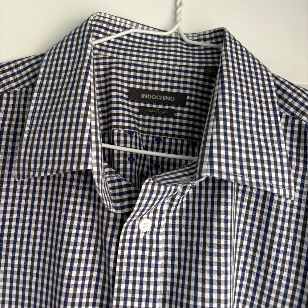 3 for $17! | INDOCHINO | Men’s size L Long-Sleeved Button Down Collared shirt